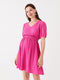 V Neck Straight Short Sleeve Maternity Dress